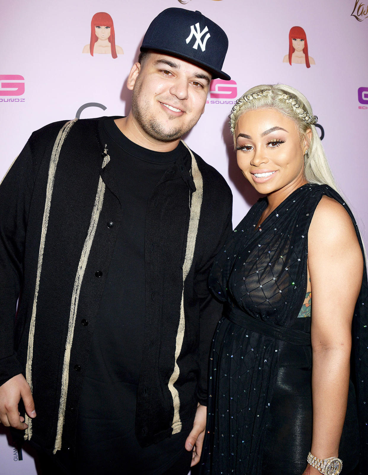 Rob Kardashian and Blac Chyna in 2016 Blac Chyna Lawsuit Against the Kardashians to Move Forward