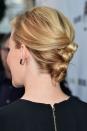 <p>Separate hair into sections and twist into knots at the back of the head for a contemporary take on a chignon. </p>