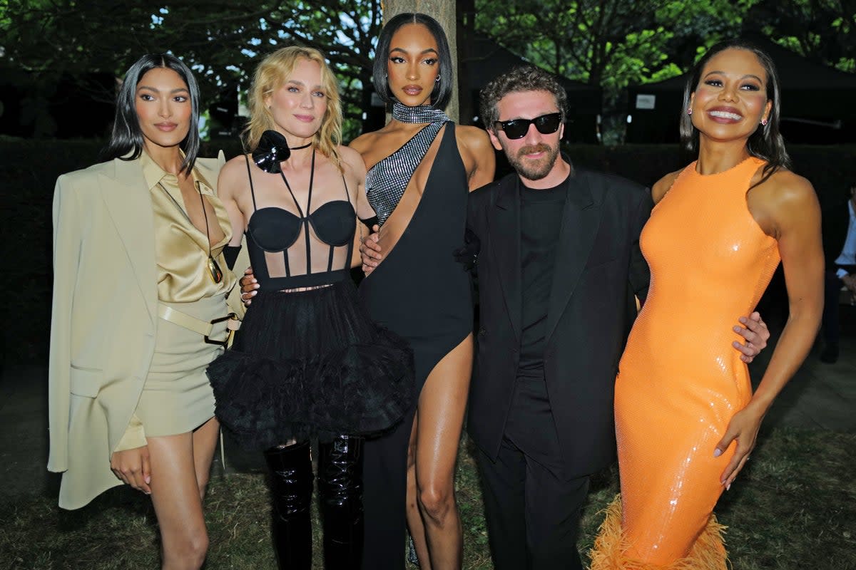  Pritika Swarup, Diane Kruger, Jourdan Dunn, David Koma and Emma Weymouth (Richard Young/Shutterstock)