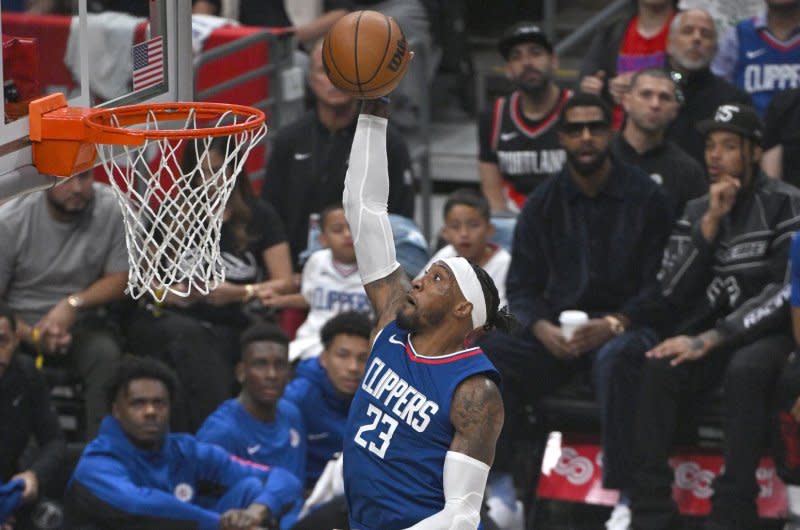 Los Angeles Clippers forward Robert Covington (pictured) is among seven players involved in a transaction that also includes forward James Harden, the Philadelphia 76ers and Oklahoma City Thunder. File Photo by Jon SooHoo/UPI