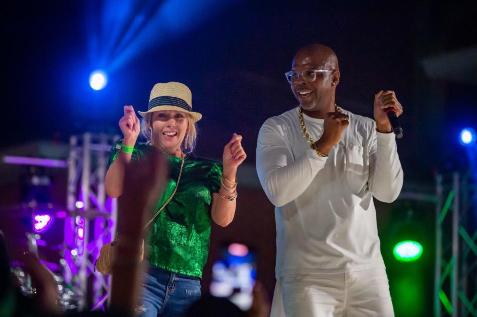 Quad City DJ's perform at an annual St. Patrick's Day Celebration