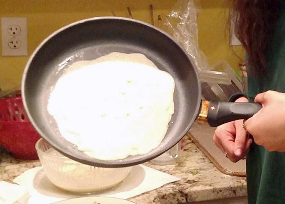 With a little practice, you too can learn to cook crepes.