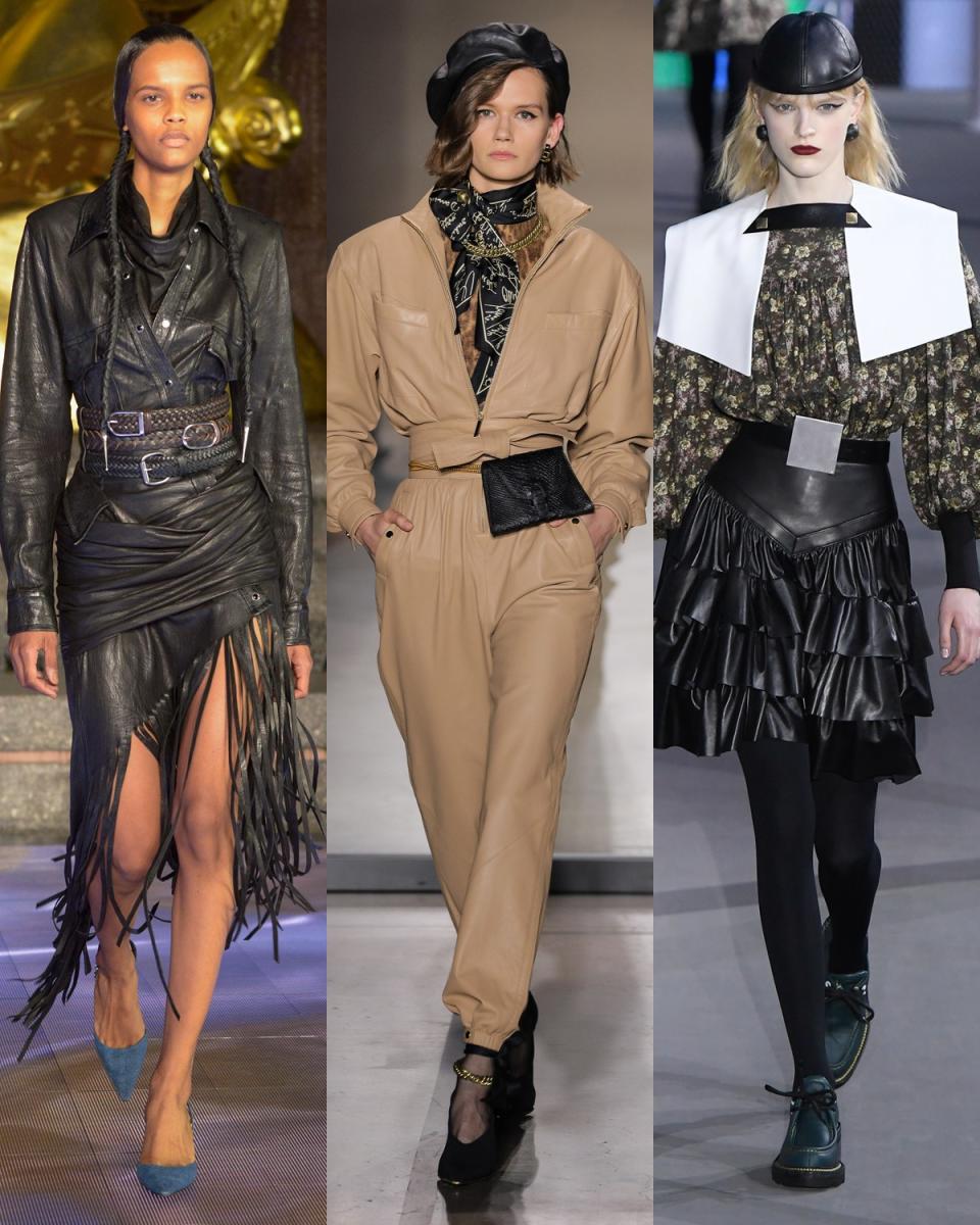 From left: Alexander Wang, Zimmermann, Louis Vuitton