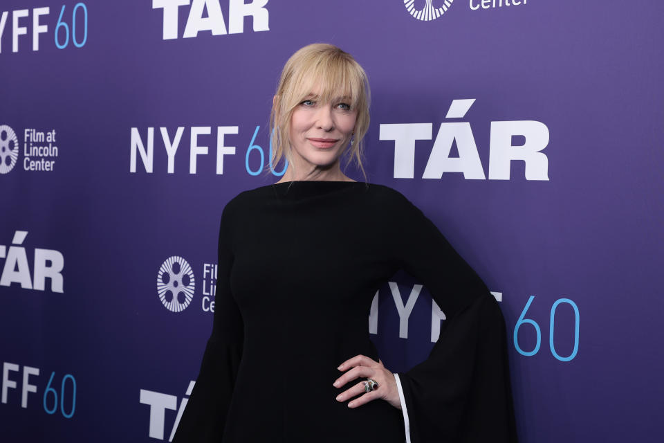 Cate Blanchett attends the “TÁR” red carpet event during the 60th New York Film Festival - Credit: Getty Images for FLC