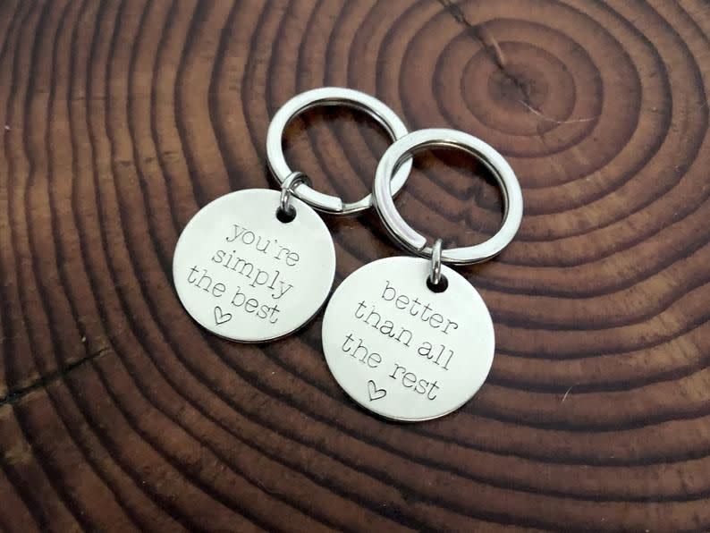 "You're Simply the Best" Keychains