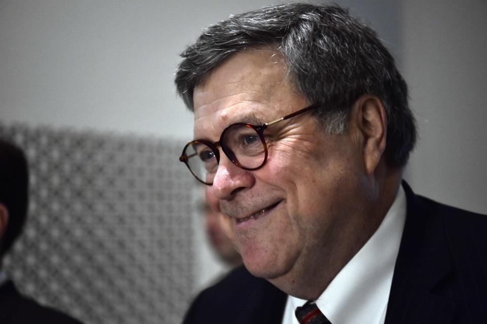 Attorney general nominee William Barr, Washington, DC, Jan. 9, 2019.