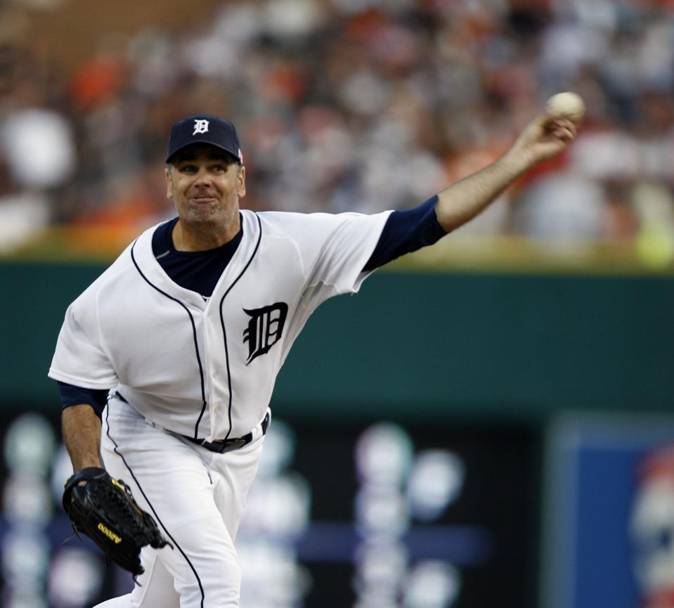 Kenny Rogers started the Detroit Tigers' season opener in 2006.