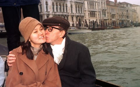 Soon-Yi and Woody Allen in Venice, 1997 - Credit: reuters