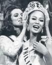 <p>Gloria Diaz was the first Miss Universe from the Philippines, beating out 60 other contestants. Years later, her daughter Isabelle is <a href="https://www.instagram.com/p/BPl0BUTAMM5/" rel="nofollow noopener" target="_blank" data-ylk="slk:her mother's spitting image;elm:context_link;itc:0;sec:content-canvas" class="link ">her mother's spitting image</a>.</p>