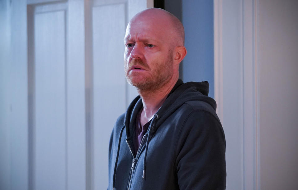 Max Branning looks upset.