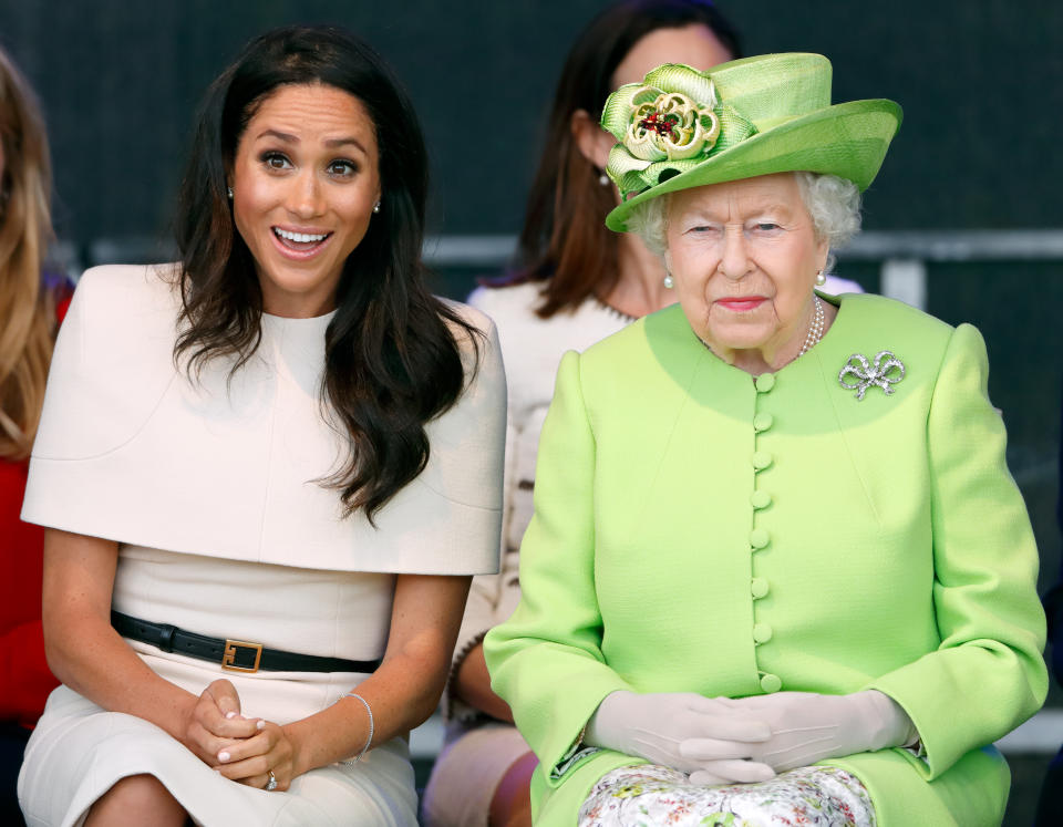 The Queen has reportedly asked Harry and Meghan to shut down her family feud. Photo: Getty Images