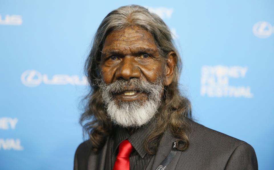 David Gulpilil in a suit