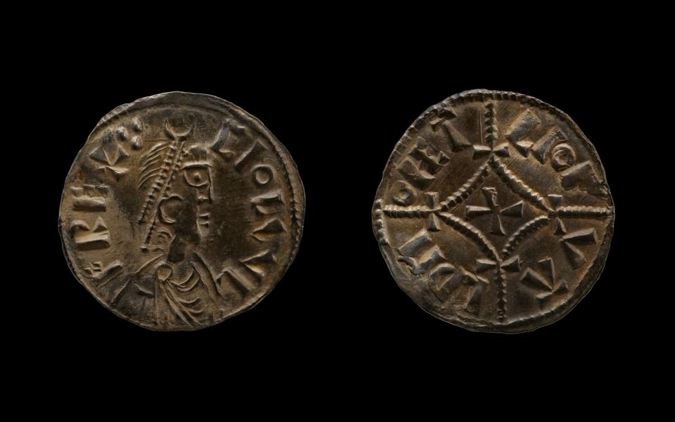 A coin which was part of a £3 million Viking hoard - PA