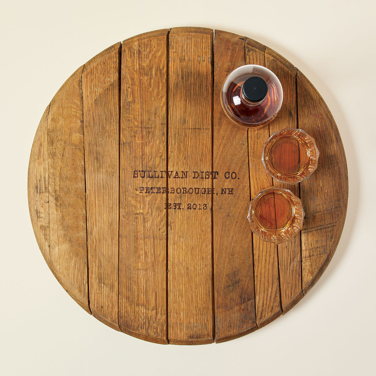 <p><a href="https://go.redirectingat.com?id=74968X1596630&url=https%3A%2F%2Fwww.uncommongoods.com%2Fproduct%2Fcustom-bourbon-barrel-lazy-susan&sref=https%3A%2F%2Fwww.delish.com%2Ffood-news%2Fg39693454%2Fbest-gifts-for-bourbon-lovers%2F" rel="nofollow noopener" target="_blank" data-ylk="slk:Shop Now;elm:context_link;itc:0;sec:content-canvas" class="link rapid-noclick-resp">Shop Now</a></p><p>Custom Bourbon Barrel Lazy Susan</p><p>Uncommon Goods</p><p>$150.00</p>