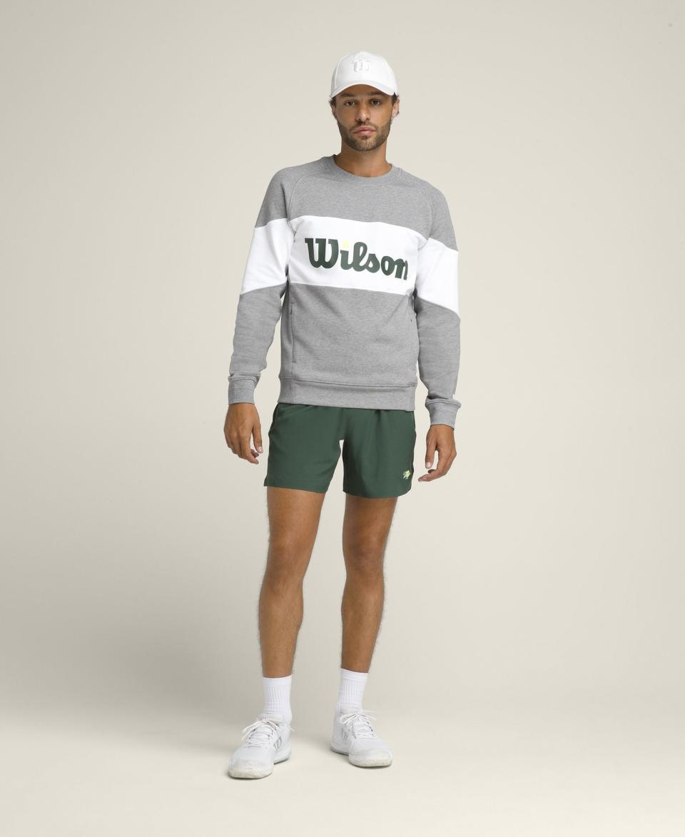 <p><strong>Wilson</strong></p><p>wilson.com</p><p><strong>$78.00</strong></p><p>Wilson is technically a tennis company but their work is so fashionable it transcends the court. This crewneck is proof, fit with a timeless chest stripe and the company's immediately-recognizable typography.</p><p><em><strong>Read more:</strong> <a href="https://www.menshealth.com/technology-gear/g41032815/best-tennis-gifts/" rel="nofollow noopener" target="_blank" data-ylk="slk:Best Tennis Gifts for Men;elm:context_link;itc:0;sec:content-canvas" class="link "><strong>Best Tennis Gifts for Men</strong></a></em></p>