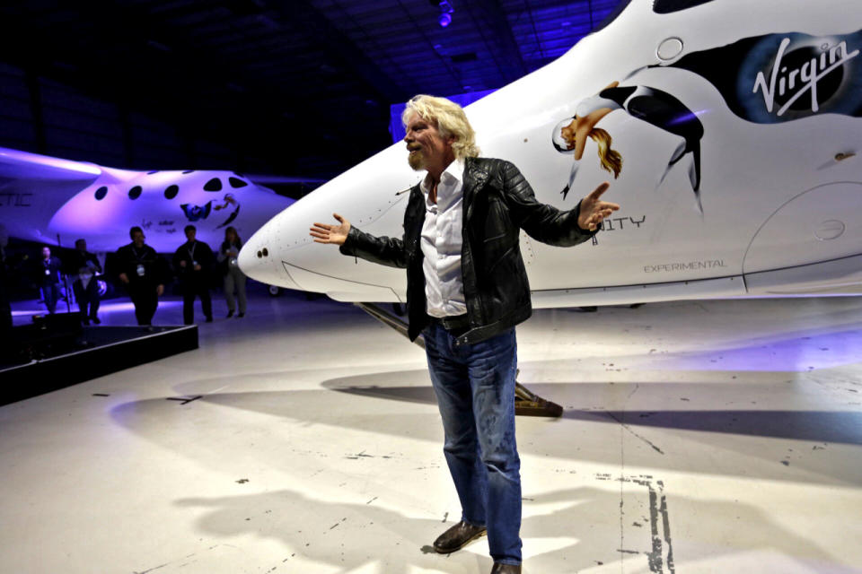 It's no secret that Richard Branson would like to go to space aboard Virgin