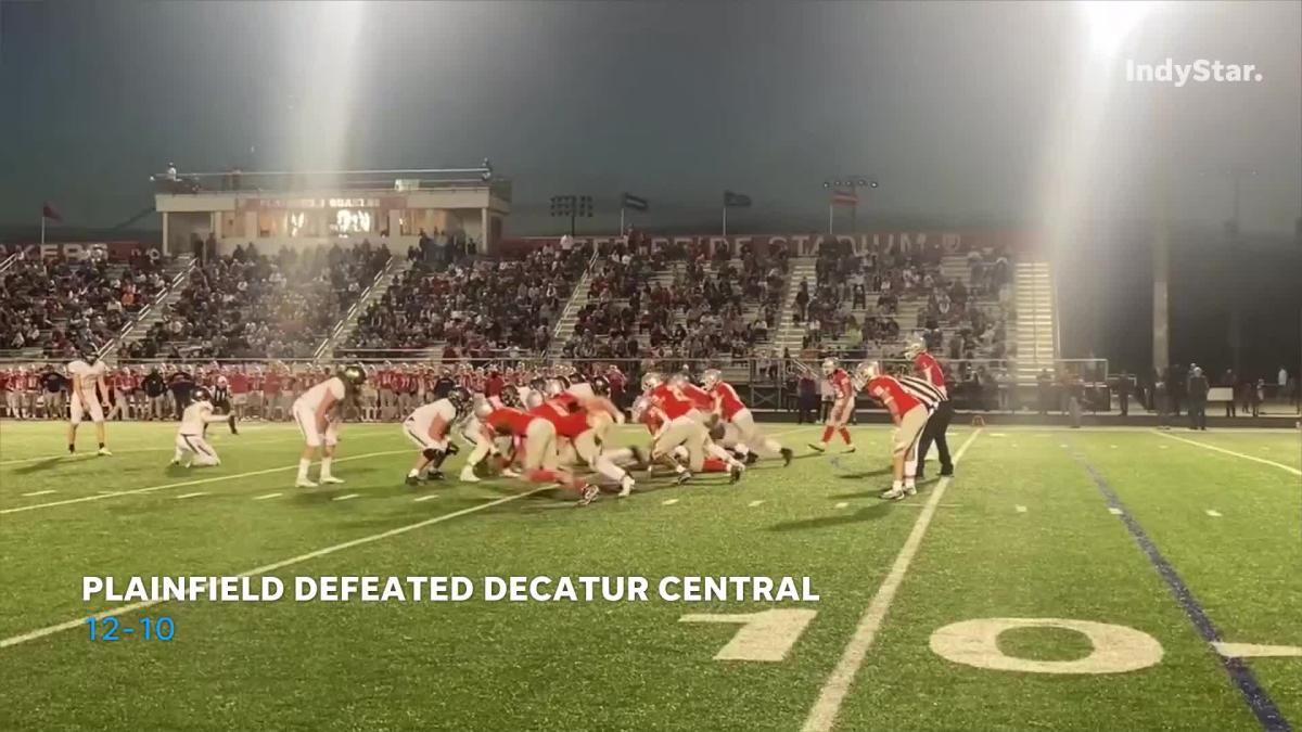 IHSAA Football Sectional Highlights Plainfield vs. Decatur Central