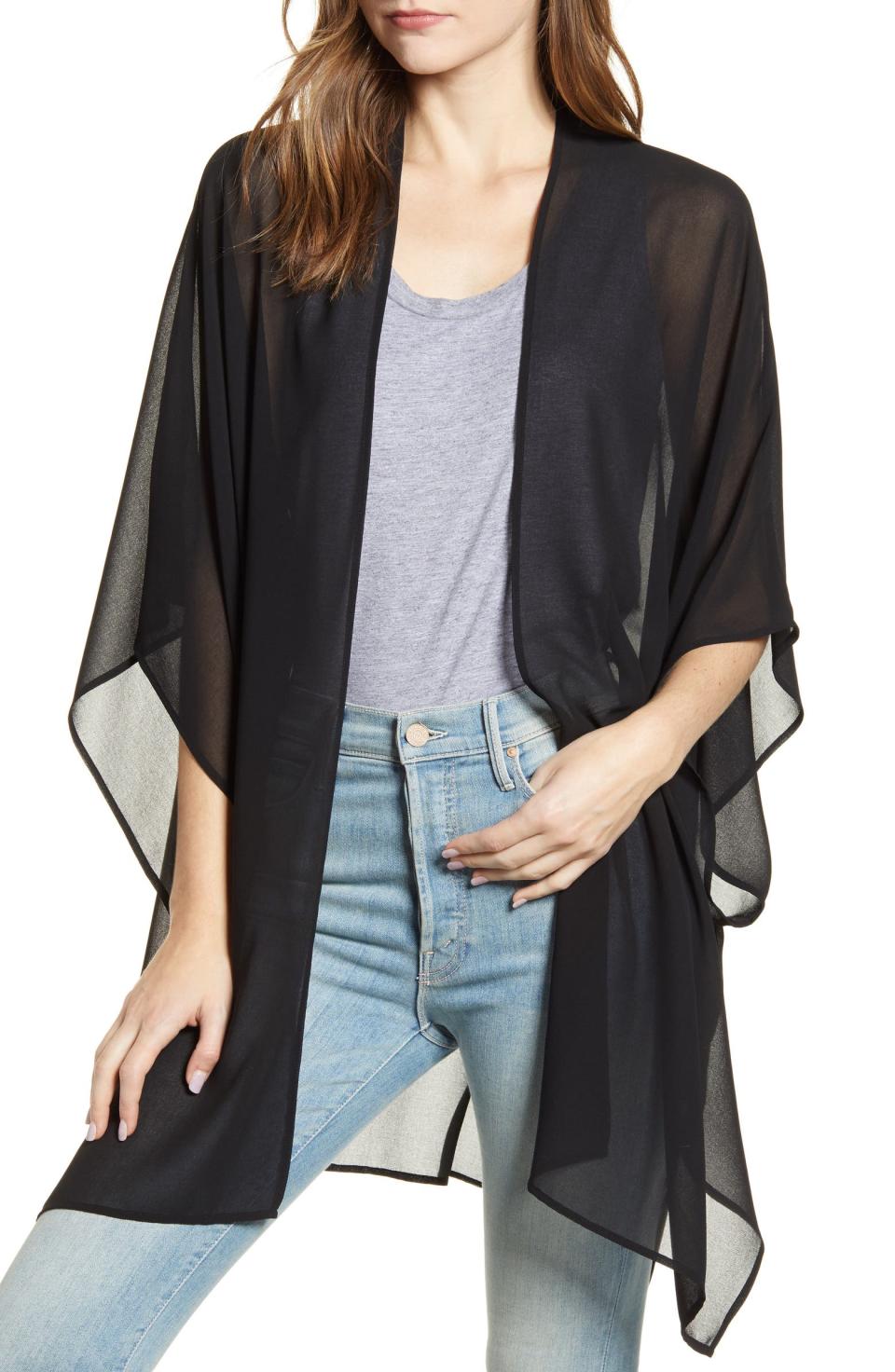 Nordstrom Chiffon Wrap (Photo via Nordstrom)