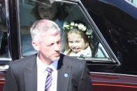 <p>Royal processions don't rank high on most three-year-olds' lists and Princess Charlotte is clearly no exception. As the cars carrying the bridesmaids to the reception rolled along, the young lady took the opportunity to playfully stick her tongue out at some photographers. Though she probably didn't know it, she was <a href="https://www.townandcountrymag.com/society/tradition/a20757893/princess-charlotte-sticks-out-tongue-royal-wedding/" rel="nofollow noopener" target="_blank" data-ylk="slk:carrying on the cheeky family tradition;elm:context_link;itc:0;sec:content-canvas" class="link ">carrying on the cheeky family tradition</a> started by none other than her Uncle Harry. </p><p><strong>More</strong>: <a href="https://www.townandcountrymag.com/society/tradition/g14522381/prince-harry-meghan-markle-royal-wedding-2018-photos/" rel="nofollow noopener" target="_blank" data-ylk="slk:All the Photos From Prince Harry and Meghan Markle's Wedding;elm:context_link;itc:0;sec:content-canvas" class="link ">All the Photos From Prince Harry and Meghan Markle's Wedding</a><br></p>