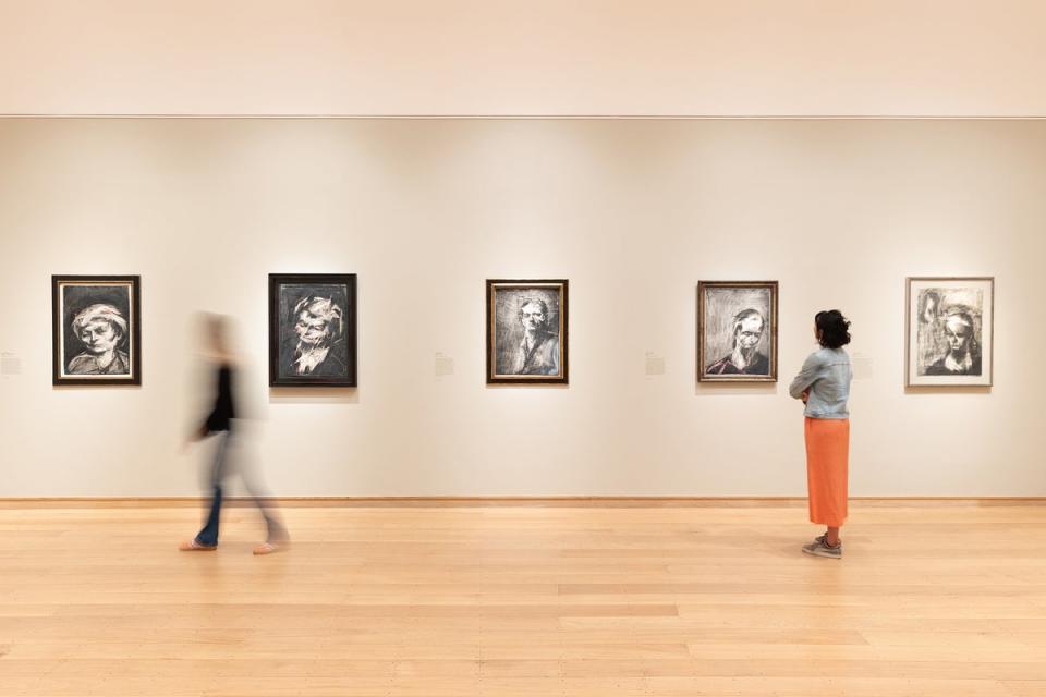 Frank Auerbach The Charcoal Heads at The Courtauld Gallery (Fergus Carmichael)