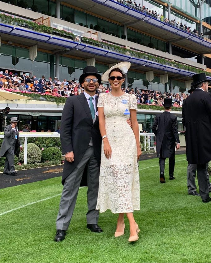 Maria Cerqueira, pareja de Cayetano Rivera, en Ascot