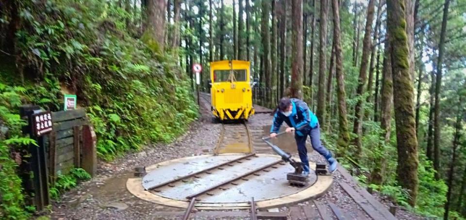 瑪娃颱風解除，太平山遊樂區二日起復園，蹦蹦車首班營運車次為十時三十分。（羅東林管處提供）