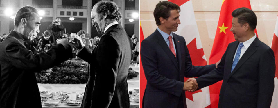 Yahoo Canada News takes a look at Trudeau family’s current trip and contrast it with scenes from the elder Trudeau’s mission in 1973. The Canadian Press