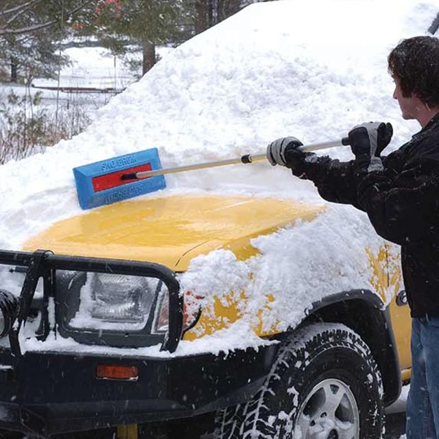 Snow removal gadget for trucks and cars: $40 SnoBrum on