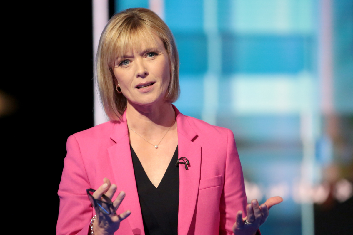 Julie Etchinham will moderate the debate between Keir Starmer and Rishi Sunak   (Matt Frost/ITV via Getty Images)