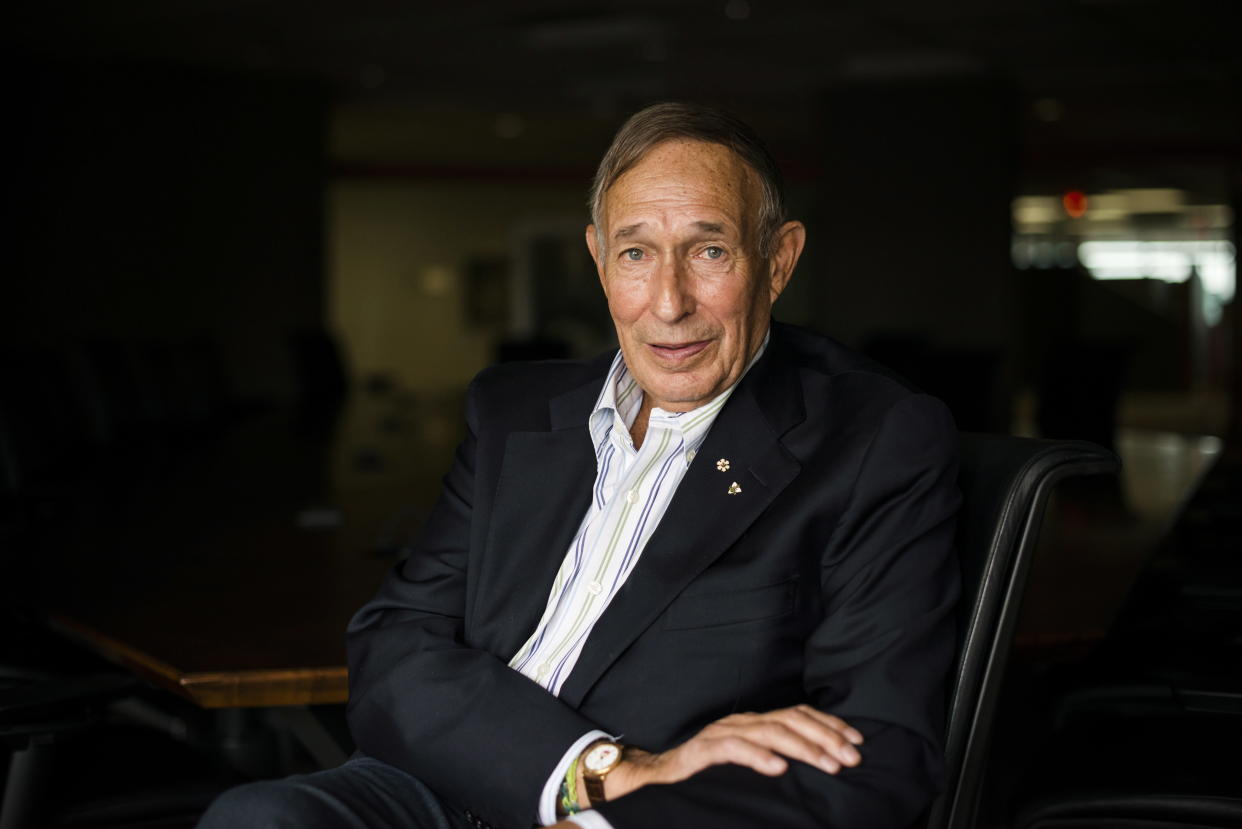 George Cohon, the man who brought McDonald's to Canada and later Russia, has died. (The Canadian Press/Christopher Katsarov)