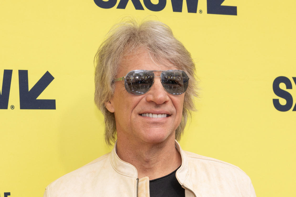 AUSTIN, TEXAS - MARCH 14:  Jon Bon Jovi attends the world premiere of 'Thank You, Goodnight: The Bon Jovi Story' during the 2024 SXSW Conference and Festival at The Paramount Theatre on March 14, 2024 in Austin, Texas. (Photo by Rick Kern/WireImage)