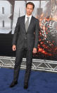Alexander Skarsgard attends the Los Angeles premiere of "Battleship" on May 10, 2012.