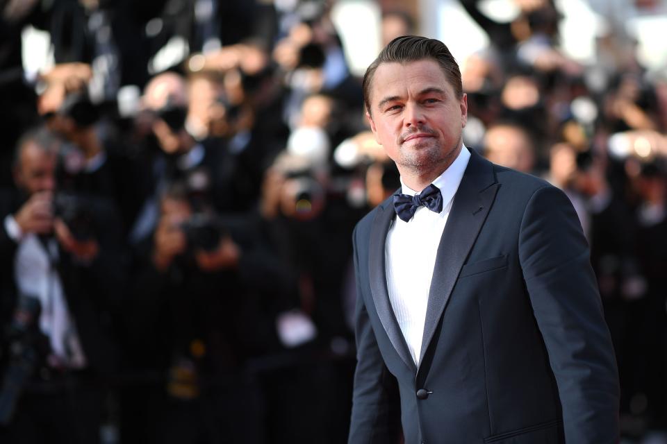 US actor Leonardo DiCaprio arrives for the screening of the film 