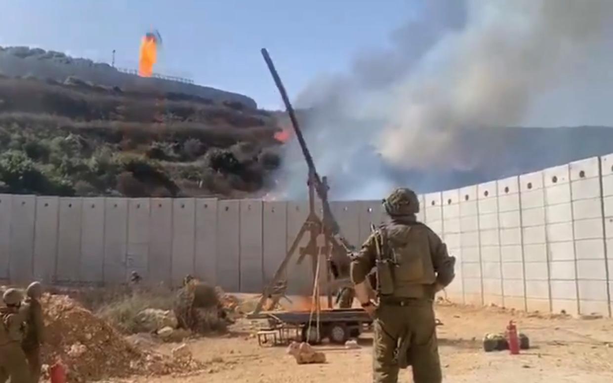 IDF uses trebuchet