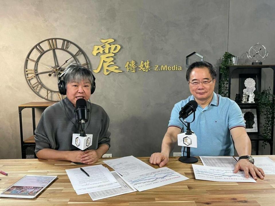 前立委蔡正元接受《新聞不芹菜》主持人黃光芹專訪。   圖：震傳媒《新聞不芹菜》/提供