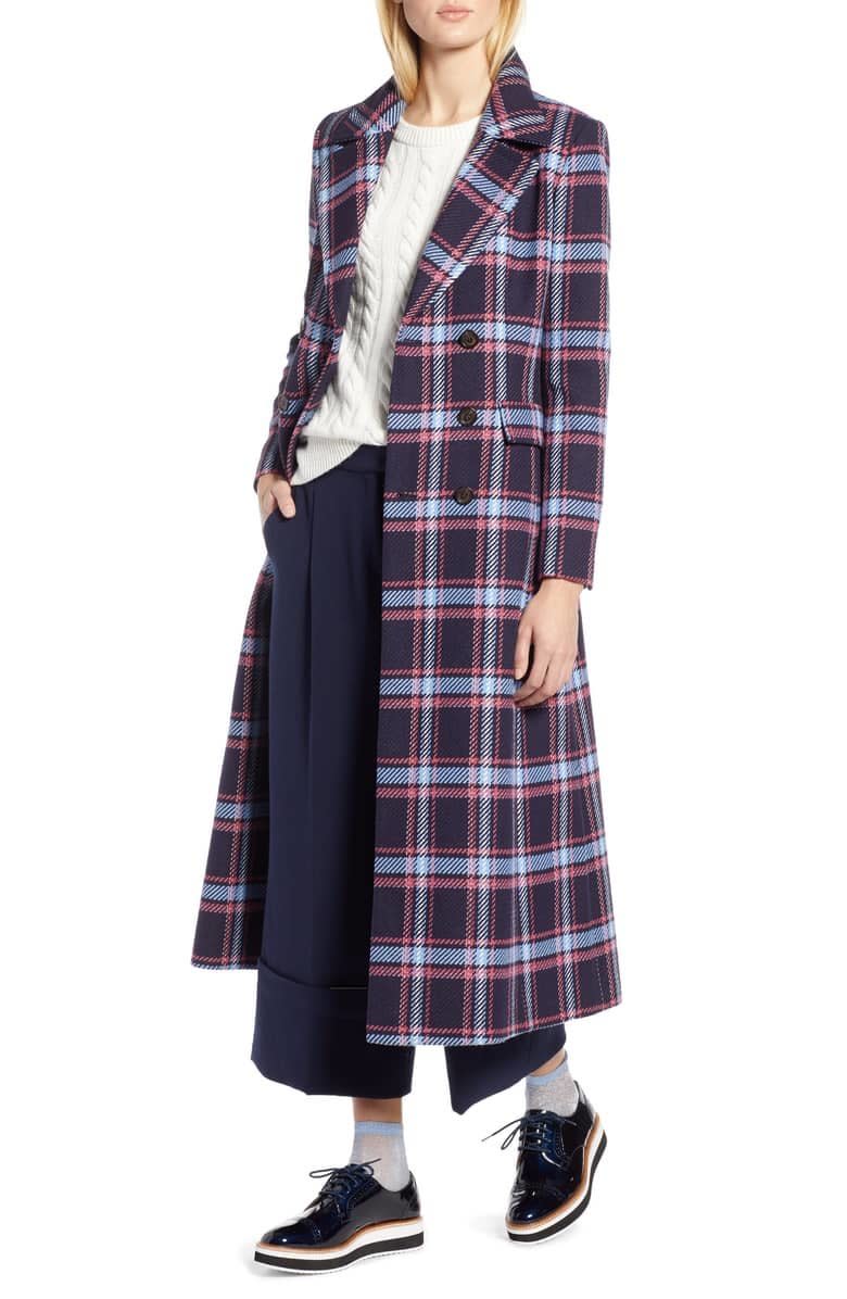 <strong>Sizes</strong>: 0 to 16&lt;br&gt;<br /><strong><a href="https://shop.nordstrom.com/s/halogen-x-atlantic-pacific-long-plaid-coat/5019551?origin=category-personalizedsort&amp;breadcrumb=Home%2FWhat%27s%20Now%2FHalogen%20x%20Atlantic-Pacific%2FAll%20Halogen%20x%20Atlantic-Pacific&amp;color=navy%20plaid" target="_blank" rel="noopener noreferrer">Get it at Nordstrom</a></strong>, $249.