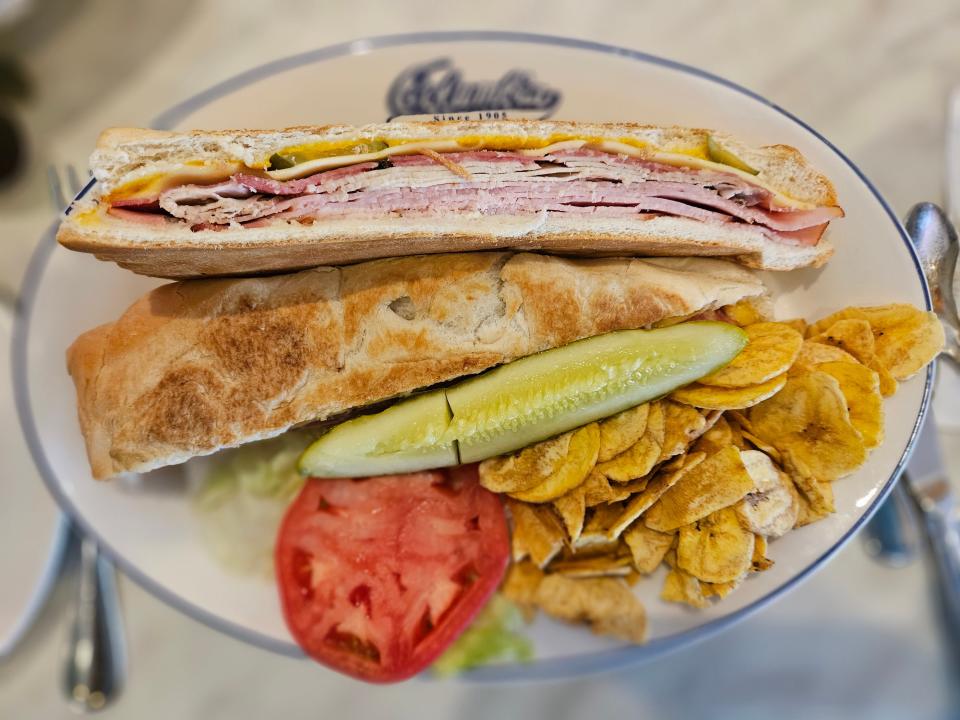 Original Cuban Sandwich at Columbia Restaurant on St. Armands Circle in Sarasota photographed July 30, 2023.