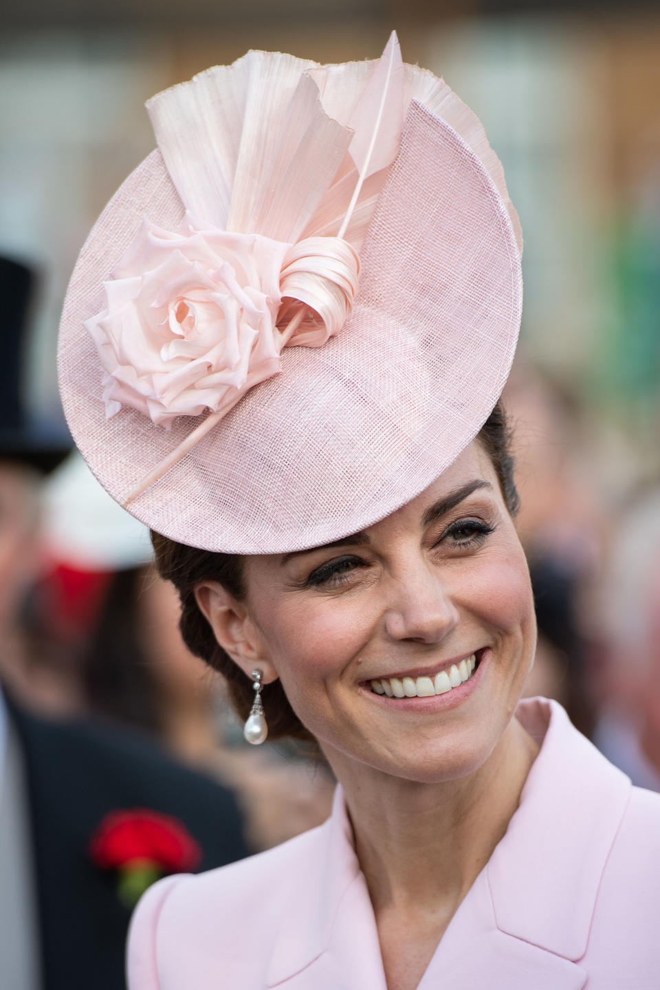 The Duchess of Cambridge attending the Royal Garden Party at Buckingham Palace in London.