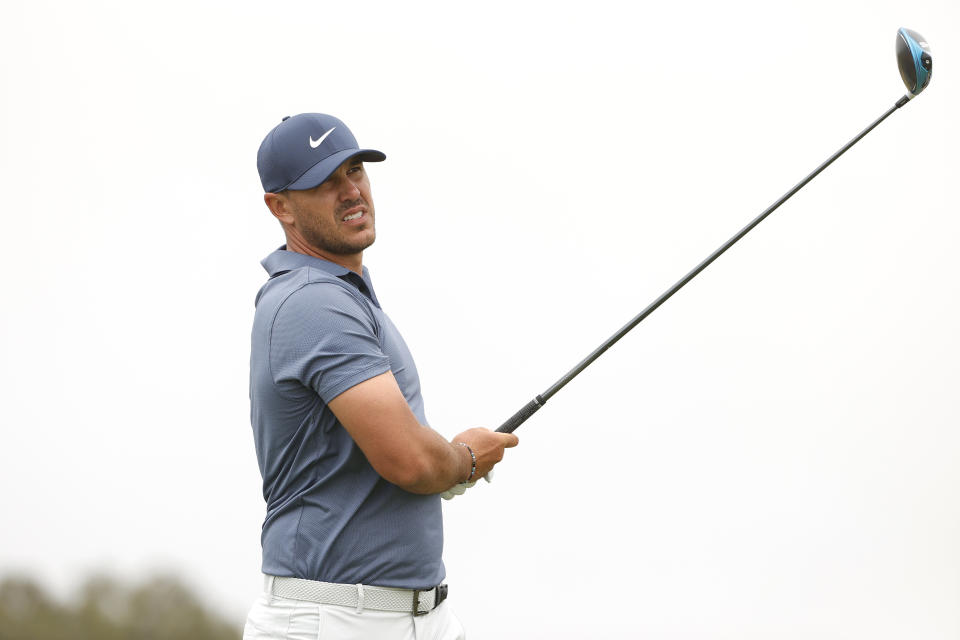 Brooks Koepka isn't quite the U.S. Open favorite he was on Thursday. (Photo by Ezra Shaw/Getty Images)