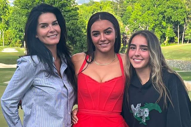 <p>Angie Harmon/Instagram</p> Angie Harmon with her daughters