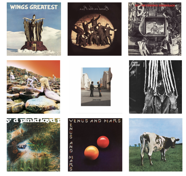 Hipgnosis-designed album covers - Credit: Hipgnosis