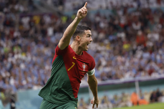 Cristiano Ronaldo el colmo de su egoísmo: festejó un gol que no metió contra Uruguay en Qatar 2022