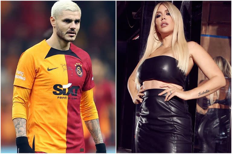 Wanda Nara le envió un inesperado saludo a Mauro Icardi