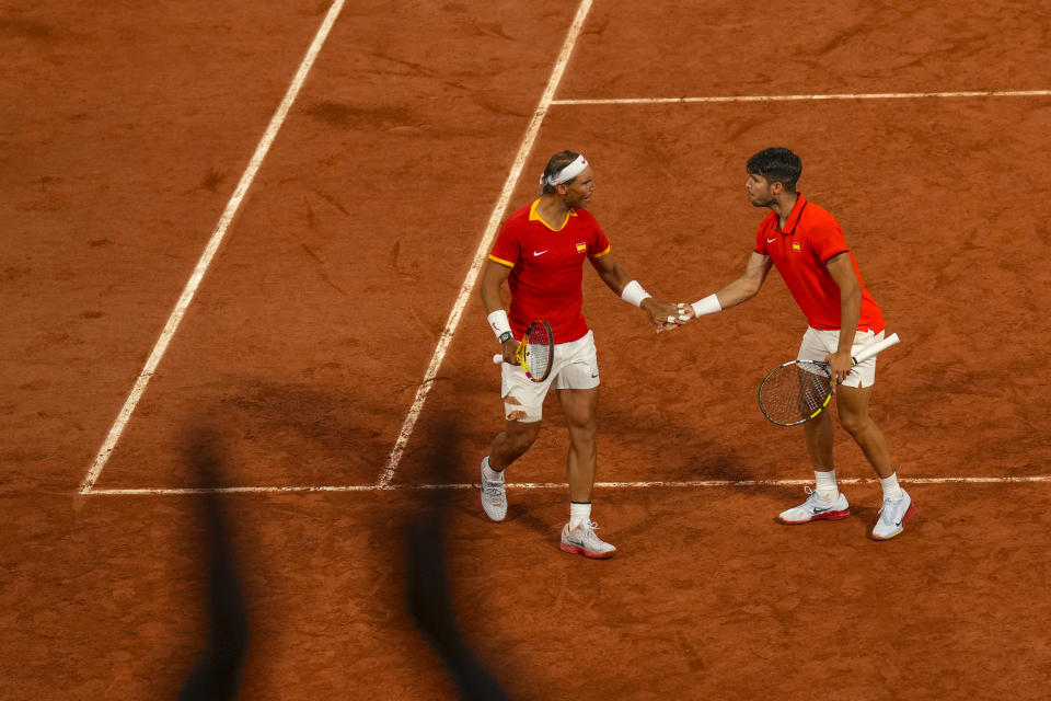 Rafael Nadal and Carlos Alcaraz start the Paris Olympics with a doubles