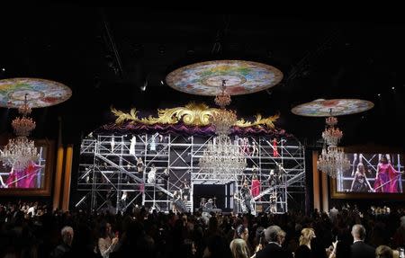 72nd Cannes Film Festival - The amfAR's Cinema Against AIDS 2019 event - Antibes, France, May 23, 2019. General view of the show. REUTERS/Eric Gaillard