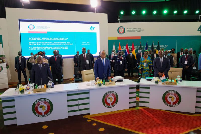 West African leaders hold summit to discuss roadmap for Mali, Burkina Faso and Guinea