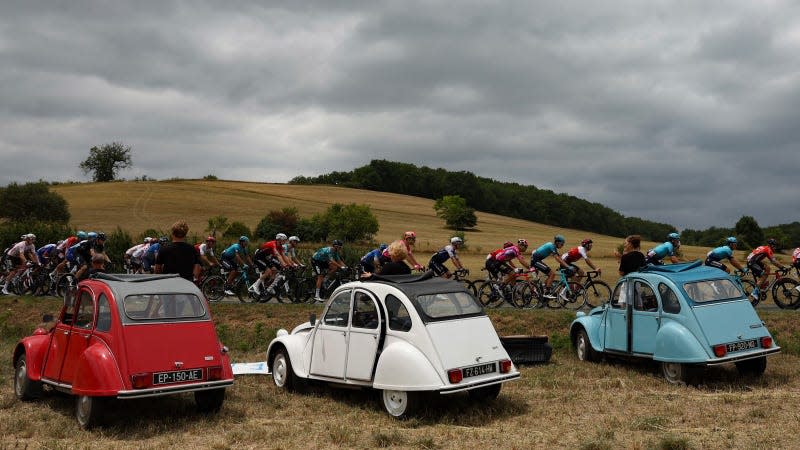 What’s the collective noun for Citroën 2CVs? - Photo: THOMAS SAMSON/AFP (Getty Images)