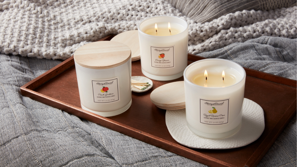 Check out the new candle collection from Harry & David.