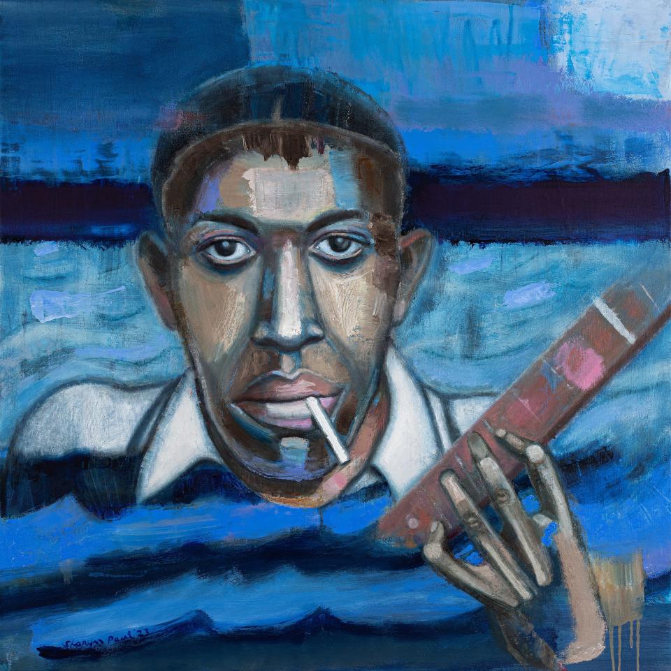The Art Center unveils "We Are Water" Exhibition by painter Sharyn Paul.