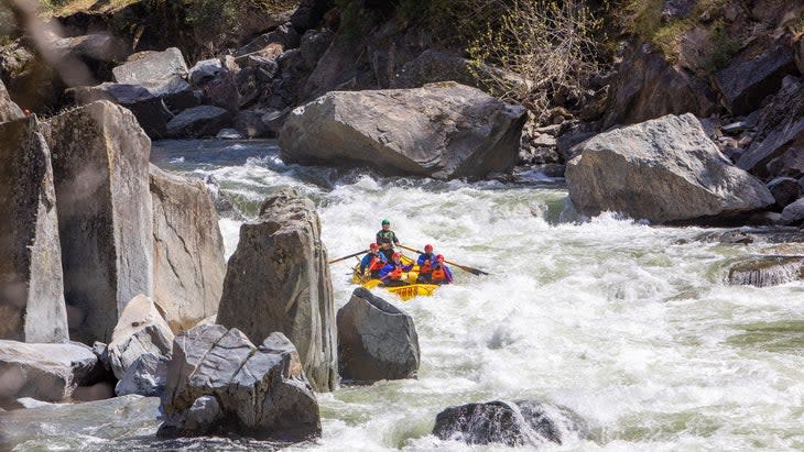 <span class="article__caption">Guides and guests rafting the Merced in a normal year </span>(Photo: Dylan Silver/OARS)